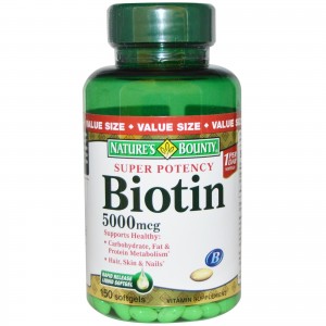 biotin bottle