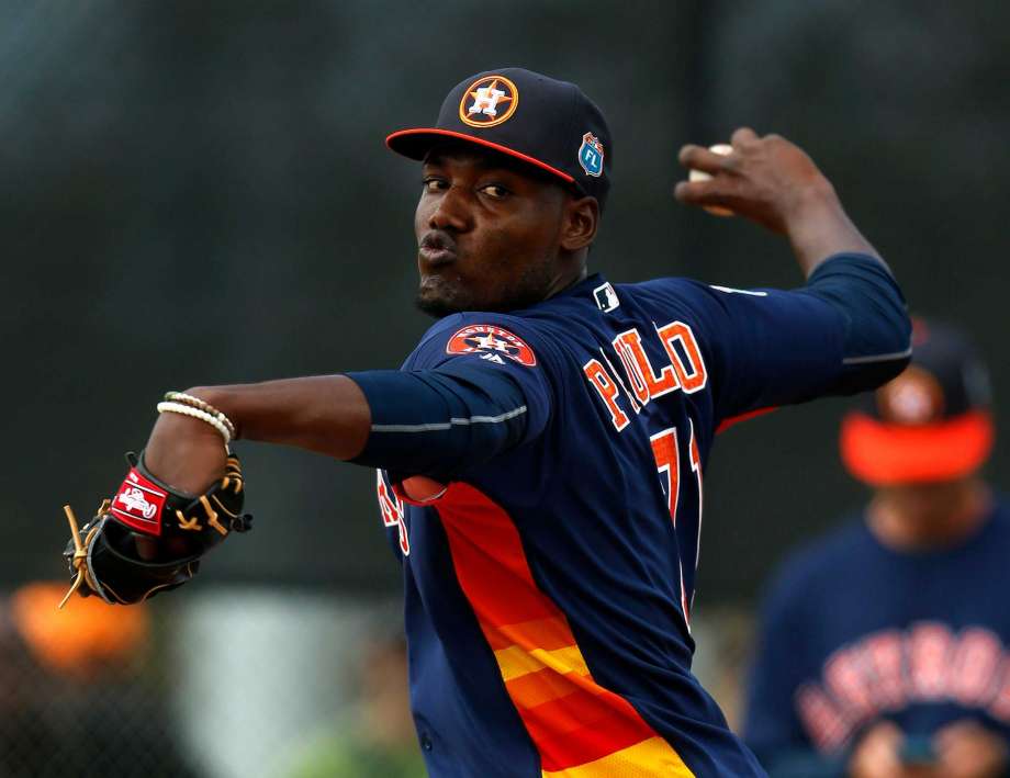 Houston Astro’s pitcher David Paulino gets caught using Houston Astro’s pitcher David Paulino gets caught using